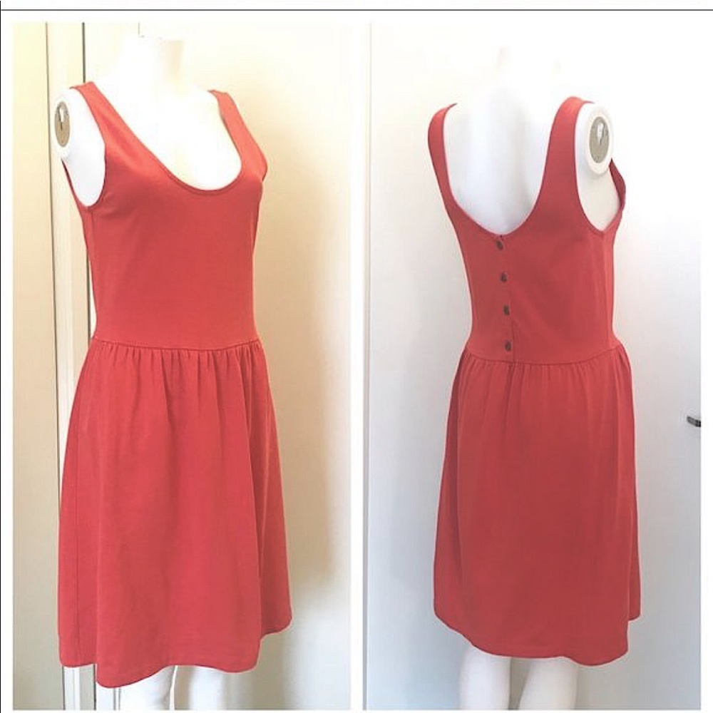 Like new coral J Crew XS sun dress